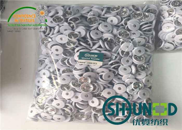 Classic Fabric Covered Snap Button , Push Button Use For Overcoat With