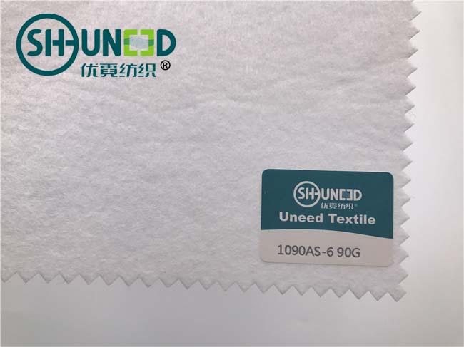 100% Polyester Cut Away Embroidery Backing Fabric For Garment SGS Approval