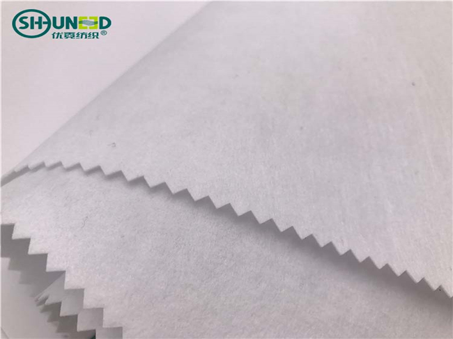 Cut Away 100% Polyester Embroidery Backing Fabric 100cm Width Extra White