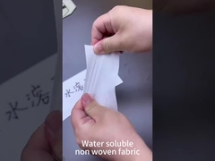 PVA Material Embroidery Backing Fabric Non Woven Fabric Rolls 30gsm Weight