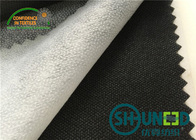 50% polyester , 50% nylon base cloth and paste dot nonwoven interlining for garment