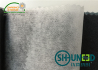 100% Polyester Base Cloth Non Woven Interlining Black For Garment