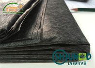 Adhensive non woven fusible interfacing , Black Garment Fusible Interlining fabric