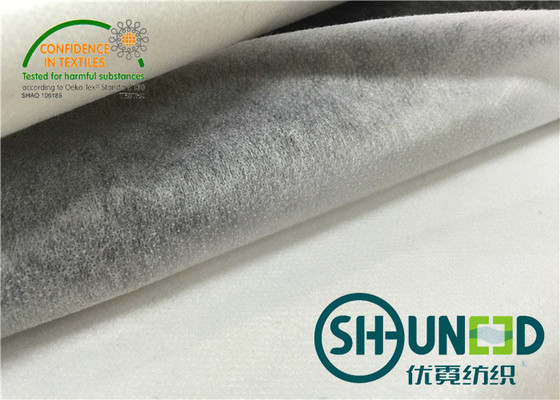 PA Coating Non Woven Interlining Black For Men And Women ' s Clothes