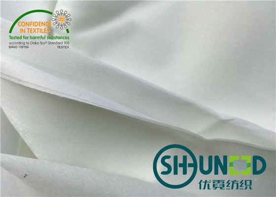 Light Weight Nylon Fusible Interlining Fabric Adhensive Charcoal