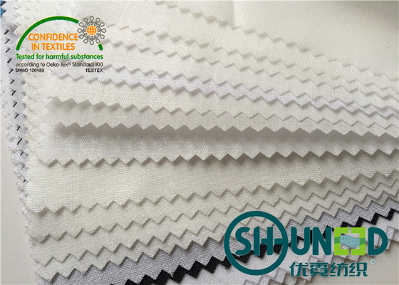 Collar Fusable interfacing with 100% cotton base fabric , Cotton Interlining