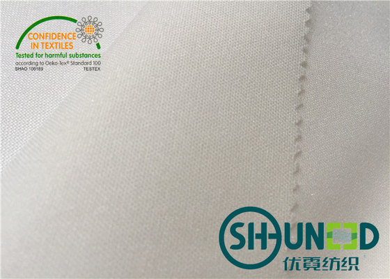 100% Polyester woven interfacing Shringkage Resistant For Shirts