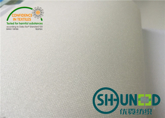 Polyester Shirt Interlining Cuff And Collar With Double Dot PA Coating