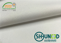 100% Polyester Interlining Fabric With Flat Coating HDPE For Casual Shirt