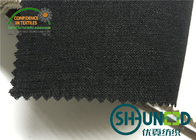 Black Hair Interlining Fabric Interfacing Heavy Weight For Men's Suit