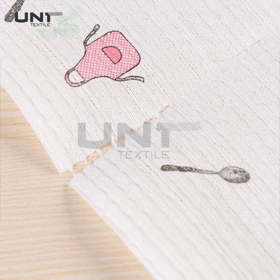 Biodegradable Reusable Spunlace Nonwoven Fabric Bamboo Fiber Towel Cleaning Cloths Roll