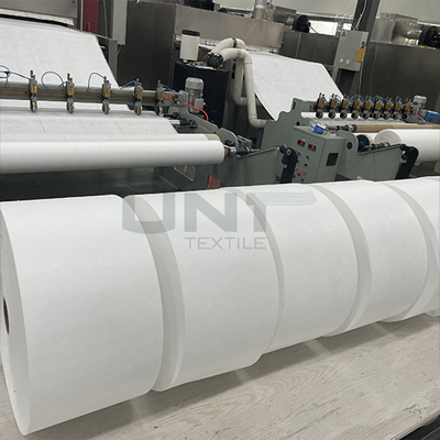 Fiber Mixed Spunlace Nonwoven Fabric Roll For Face Mask Wet Tissue