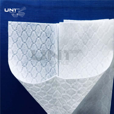 Absorbent Polyester Spunlace Nonwoven Fabric Disposable Diamond Pattern