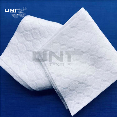 White Spunlace Nonwoven Fabric Natural Makeup Cotton Pad