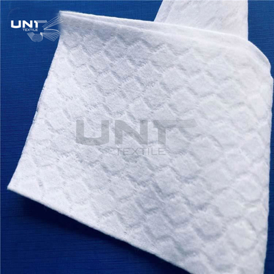 Plum Blossom Cotton Spunlace Nonwoven Fabric For Makeup Pads