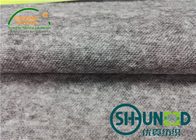 Enzyme Wash 80°C Fusible Interlining Fabric 50% Polyester 50% Nylon For Garment
