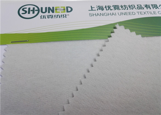 100% Polyester Tie Interlining Fabric NTI-1360 Soft Handfeeling 150cm Width