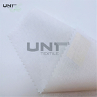 Eco Friendly Woven Fusible Interlining Double Dot 100% Polyester Adhesive