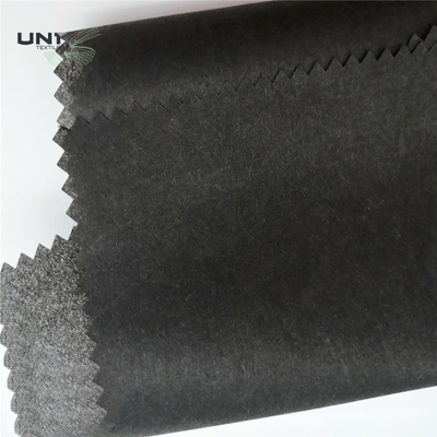 50gsm Embroidery Backing Fabric Non Woven 100% Recycle Cotton Black Color