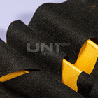 Anti Bacteria Charcoal Color Spunlace Nonwoven Fabric 100% Bamboo Carbon Cross Structure