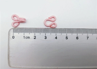 Underwear Bra Garment Accessories Veiled Rose Nylon Fabric Covered Hook 17mm X 9mm