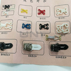 Fashion Nylon Covered Garments Accessories Custom Size Purse Hooks And Eyes