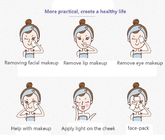 Makeup Puff Facial Cosmetic Cotton Pads Soft Facial Cleaning Cotton Custom Logo