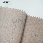 Woven Hair Bow Canvas Cotton Polyester Interlining 260gsm Lining For Garment Uniform Suit