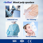 Eco Friendly Biodegradable Wood Pulp Spunlace Nonwoven Fabric 70% Polyester 30% Viscose
