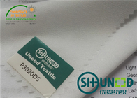 Bonded Woven Interlining , Double Sided Interfacing Used For Light Fabric