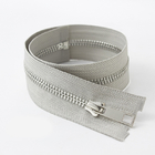 Men / Women Nylon Open End Zipper Garments Accessories Close End Metal Zipper