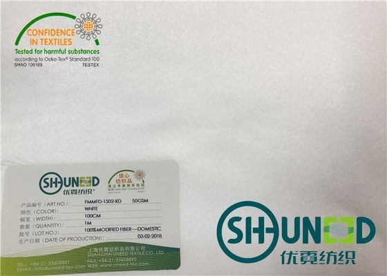 100% Modified Fibre 50GSM / 60GSM Spunlace Nonwoven Fabric for Cosmetics