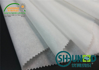 Cupro Smooth Surface Spunlace Nonwoven Fabric / White Non Woven Fabric Raw Material