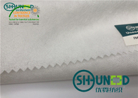 100% Cupro Smooth White Non Woven Fabric / Breathable Non Woven Polyester Fabric
