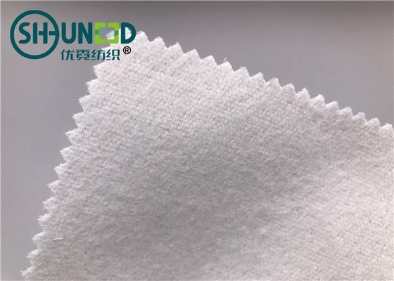 100% Wool Tie Interlining Fabric Plain Weave Woven Eco Friendly For Bag