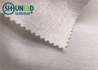 Wool Necktie Interlining Plain Weave / Polyester Interlining Fabric with Good Elasticity