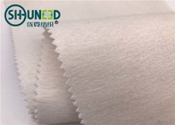 Soft 100% Polyester Plain Weave Tie Interlining Fabric Heavy Weight For Necktie