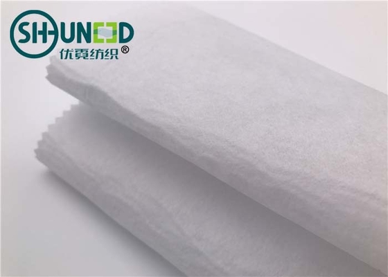100% Polyester Cut Away Embroidery Backing Fabric For Garment SGS Approval