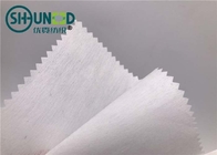Soft Fusible Interlining Fabric / Non Woven Interlining Polyester Viscose Cut Away