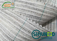 Smooth Green Strip Fusible  woven Elastic Hair Interlining For Jacket and chest interlining