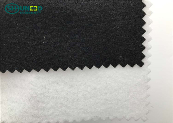 Black Polyester Needle Punch Nonwoven Felt For Breast Canvas 100cm / 150cm Width