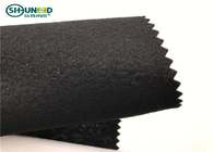 Black Polyester Needle Punch Nonwoven Felt For Breast Canvas 100cm / 150cm Width