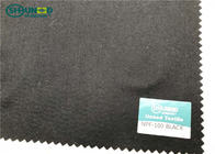 Black Polyester Needle Punch Nonwoven Felt For Breast Canvas 100cm / 150cm Width