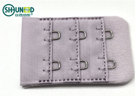 3.5cm Width Garments Accessories Purple Color Non Slip 3*2 Hook Bra Extensions For Underwear Bra