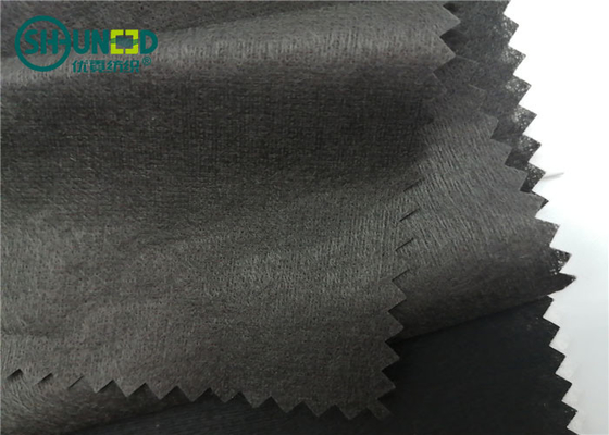 Bamboo Charcoal Spunlace Nonwoven Fabric Roll Cross Lapping For Facial Mask