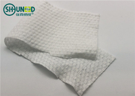Embossed Biodegradable Spunlace Non Woven Fabric 100% Viscose For Wet Wipes