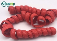 Red Garments Accessories Silicone Coating Elastic Tape Bands With Customizable Widths