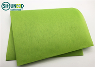 Green Color Plain Type Punch Needle Fabric Chemical Bond Nonwoven 30gsm