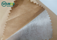 Two Layers Lightweight Fusible Interfacing Non Woven Brown Kraft Paper Lining Roll