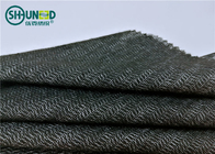 Eco Friendly Woven Interlining Fabric PES Fusible Weft Insert Napping For Overcoat